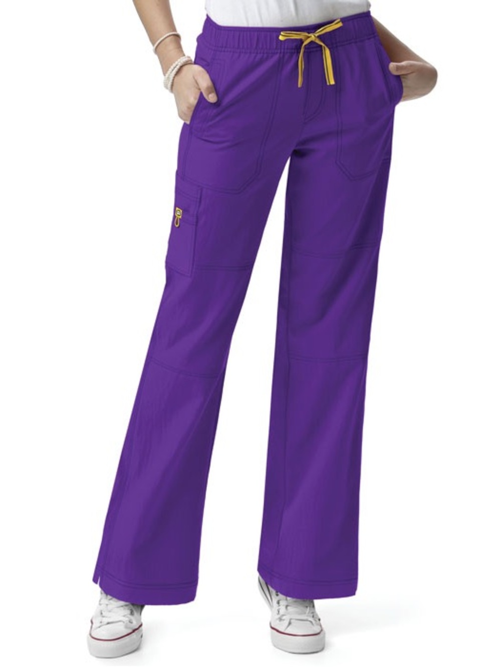 NWT WonderWink Plus Scrub Pants Purple 3X New in Package - Picture 2 of 4